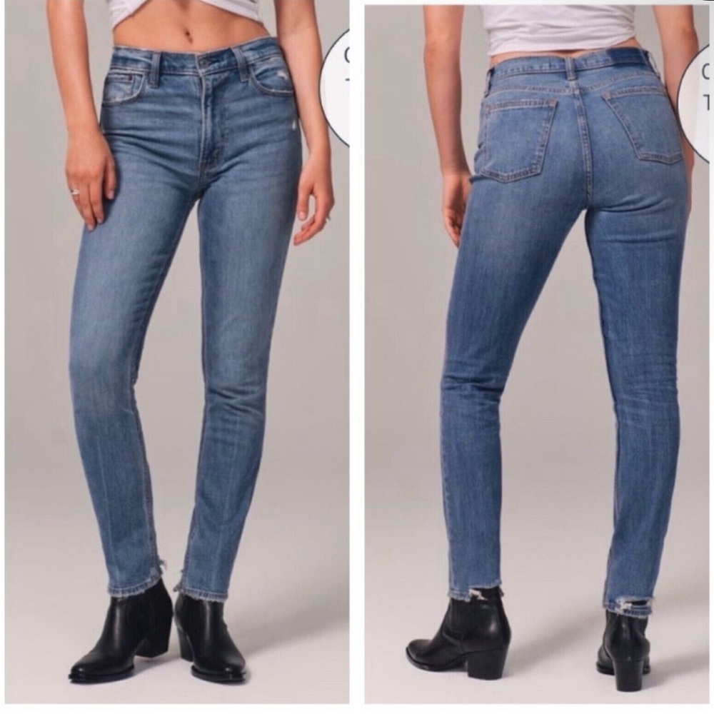 Abercrombie Curve Love Skinny High Rise